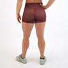 Trippy Dippy X-mas Mid Rise Contour Training Shorts For Women