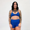 Cobalt Blue Athletic Sports Bra - Reinette by FLEO