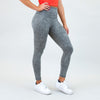 Granite Gray Micro Leopard Super High Leggings - Bounce Fabric