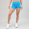 Ocean Speckle Mid Rise Contour Training Shorts For Women