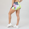 Acid Bandana Mid Rise Contour Training Shorts For Women