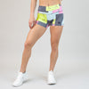 Acid Bandana Mid Rise Contour Training Shorts For Women