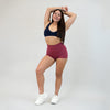 Opulent No Front Seam High Rise Spandex Shorts