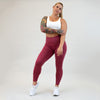 Opulent Heather Red Legging 7/8 25" - El Toro