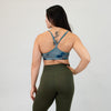 Gray Camo Racerback Sports Bra - Cami