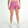 Watermelon Wave High Rise Spandex Shorts