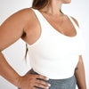 Wrap Crop Tank - Fitted