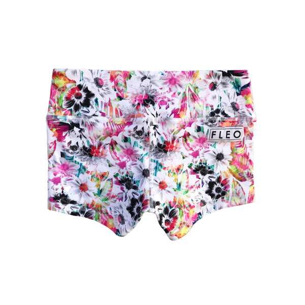 Ceramica Dolomite Serie Fleo.Fleo Grunge Flower 3 25 Inseam Spandex Shorts Fleo Fleo