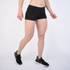 Black Classic Athletic Shorts, Mid Rise Shorts in Original by FLEO