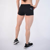 Black Classic Athletic Shorts, Mid Rise Shorts in Original by FLEO