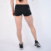 Black Classic Athletic Shorts, Mid Rise Shorts in Original by FLEO