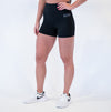 Black High Rise Spandex Shorts