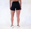 Black High Rise Spandex Shorts