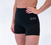 Black High Rise Spandex Shorts