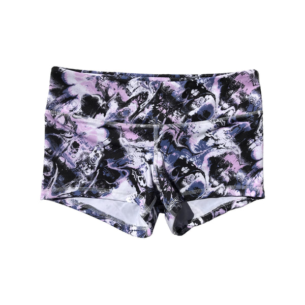 Mystic Marble Spandex Shorts for Women by FLEO Shorts | FLEO