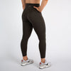 Heather Black Olive Super High Leggings - Bounce Fabric