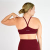 Racerback Sports Bra - Cami in Cabernet