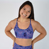 Racerback Sports Bra - Cami in Twilight Tie Dye