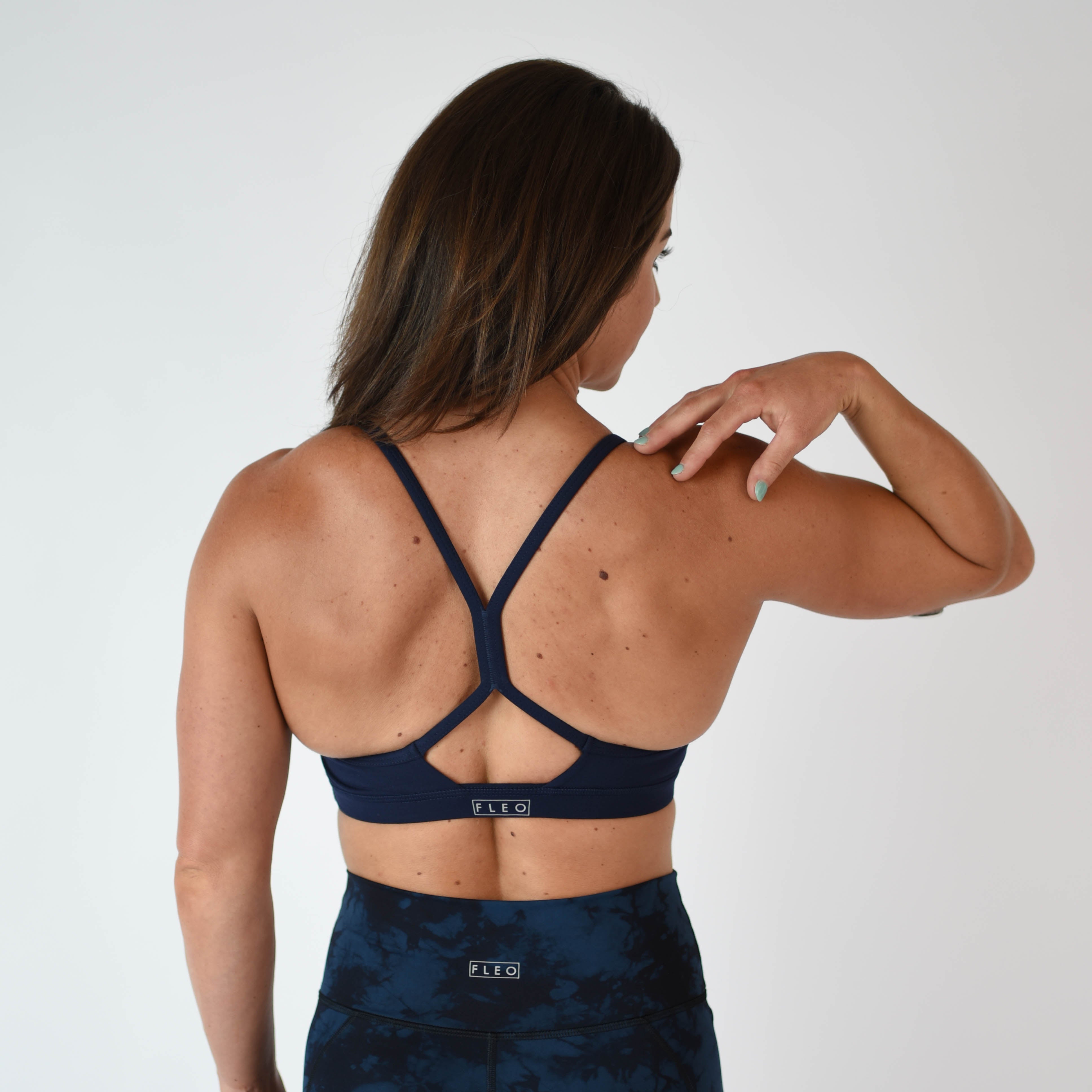 Olive Shark Athletic Sports Bra - Reinette by FLEO