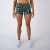 Emerald Leopard Apex Contour Athletic Shorts