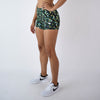Emerald Leopard Apex Contour Athletic Shorts