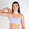 Racerback Sports Bra - Cami in Purple Heather