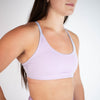 Racerback Sports Bra - Cami in Purple Heather