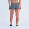 Gray/Black Rib Original Spandex Shorts