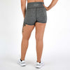 Heather Gray High Rise Spandex Shorts