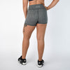 Heather Gray High Rise Spandex Shorts