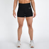 Heather Black High Rise Spandex Shorts