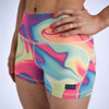 Holodescent Midrise Contour Athletic Shorts