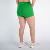 Kelly Green High Rise Spandex Shorts