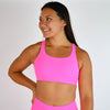 Neon Pink Sports Bra - Isla 