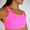 Neon Pink Sports Bra - Isla 