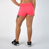 Heather Neon Punch Mid Rise Contour Training Shorts For Women