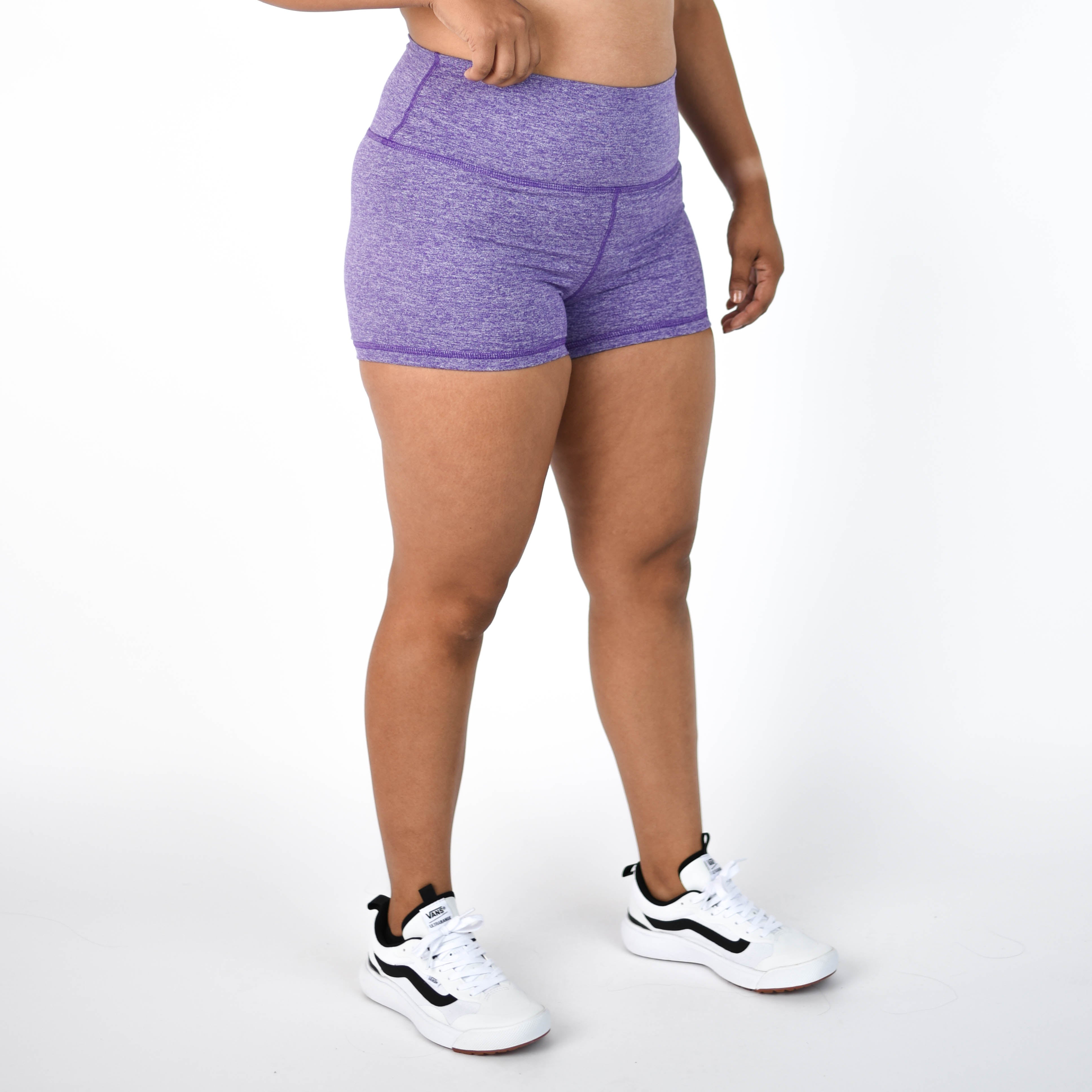 Women's Purple Workout Shorts