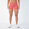 Heather Salsa Mid Rise Contour Training Shorts For Women