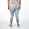 Silver Tie Dye Leggings - El Toro in Bounce fabric by FLEO