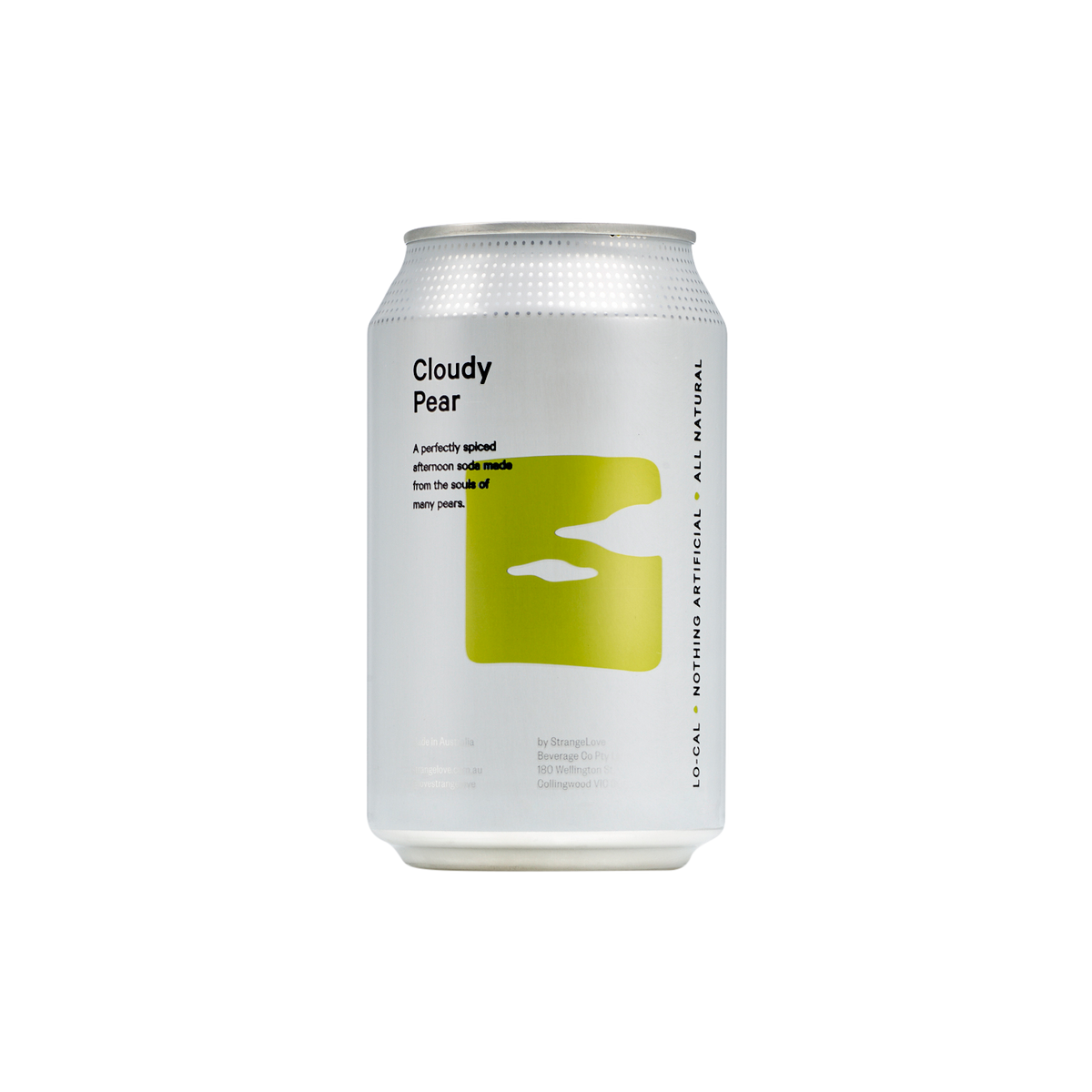 Cloudy Pear & Cinnamon Lo-Cal Soda 330ml Cans x 24