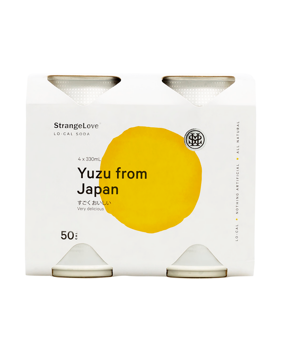 Yuzu Lo-Cal Soda 330ml Cans x 24