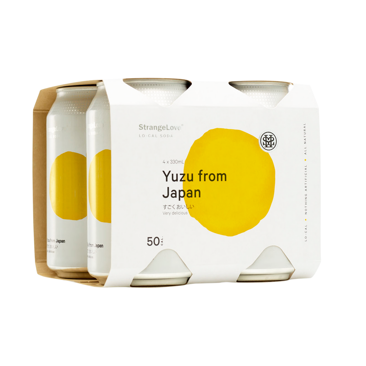 Yuzu Lo-Cal Soda 330ml Cans x 24