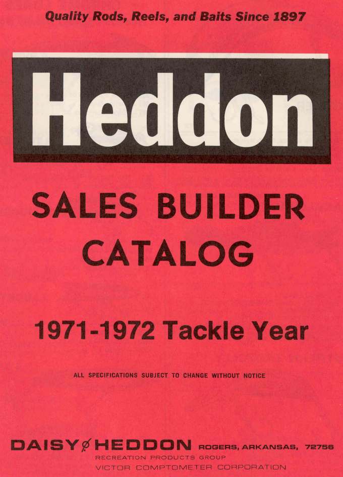 Heddon 1971 Catalog