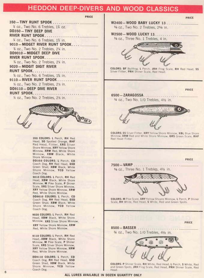 Heddon 1971 Catalog