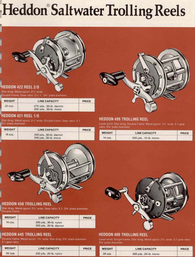 Heddon 1972 or 1973 Catalog