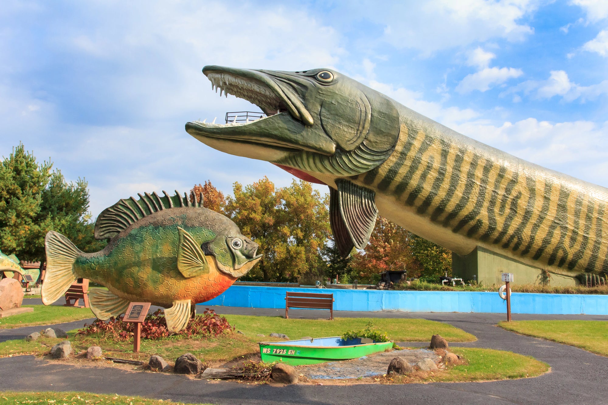 Giant Musky at Freshwater Fishing Hall of Fame