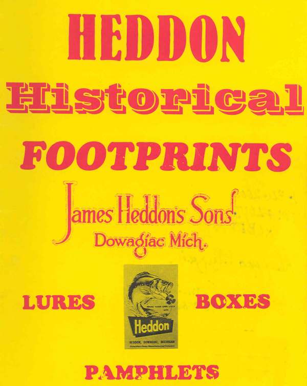 Front Cover of The Heddon Historical Footprints Book by The Bassman