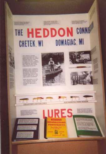 Photographs of the Heddon Exhibit at the Calhoun Memorial Museum