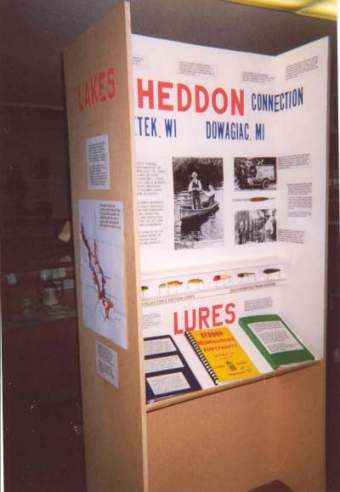 Photographs of the Heddon Exhibit at the Calhoun Memorial Museum