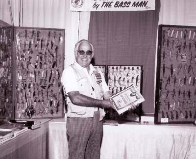 Mr. Harbin's Old Lure Exhibit at the "Big Bass Seminar" in Orlando, Florida on December 8,9 &10 1979.